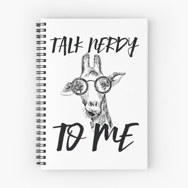 Item preview, Talk Nerdy to Me hipster giraffe with glasses gift  designed and sold by valuestees.