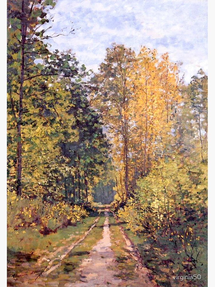 Path in the Forest 1865 MON025 Monet Poster Art Print A4 A3 A2 A1 