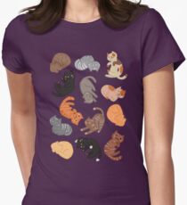 Cats and Cats and Cats Women's Fitted T-Shirt