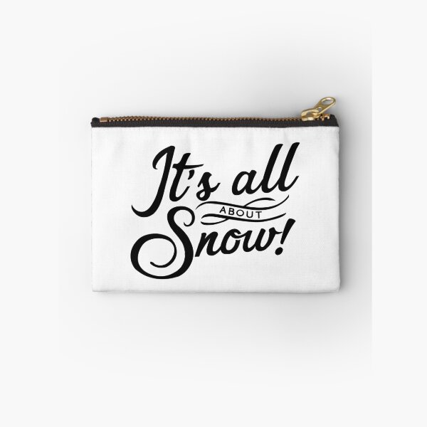 Item preview, It's all about snow ~ Black on White designed and sold by ApricotBlossom.