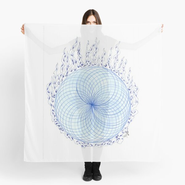 Blue Swirl Passage Scarf