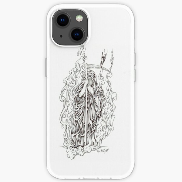 Santa Muertes Tears iPhone Soft Case