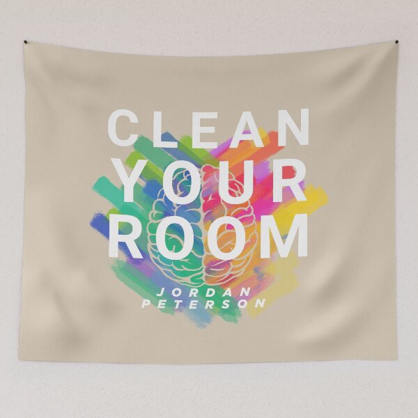Item preview, Quotes from: Jordan Peterson on Cleaning Sticker, Pillow, Gifts and T-shirt designed and sold by Miscellaneous Co..