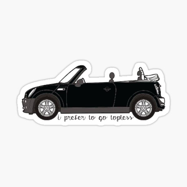 Mini Cooper Convertible Sticker