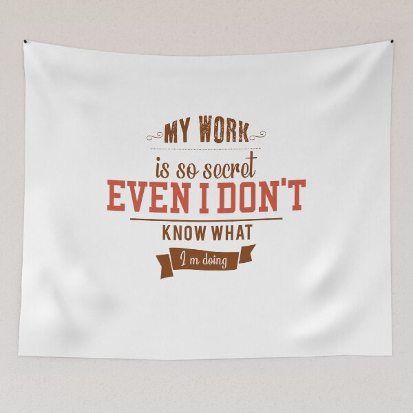 Item preview, Work office funny saying designed and sold by revoda.