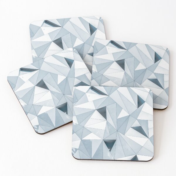 Item preview, Modern Polygonal Traingles Pattern designed and sold by cadinera.