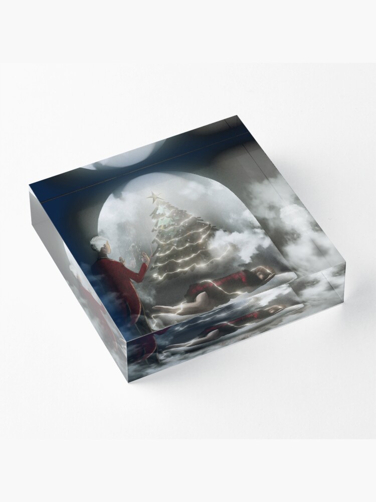 Alternate view of Sleeping glass Acrylic Block
