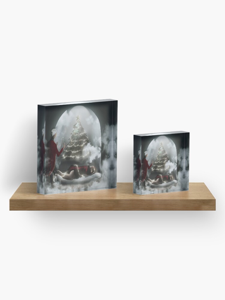 Alternate view of Sleeping glass Acrylic Block