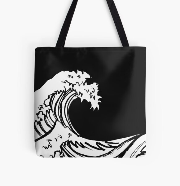 Ukiyo-e All Over Print Tote Bag