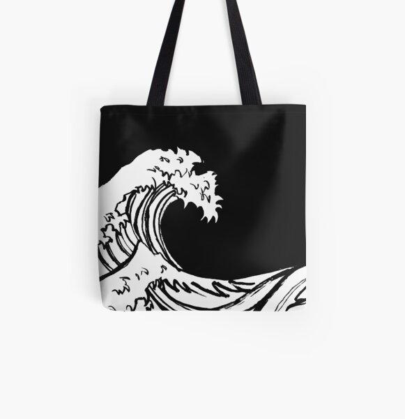 Ukiyo-e All Over Print Tote Bag