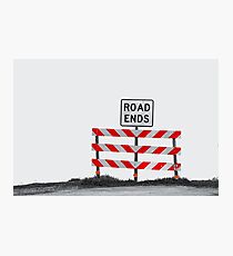 The End of The Road Photographic Print
