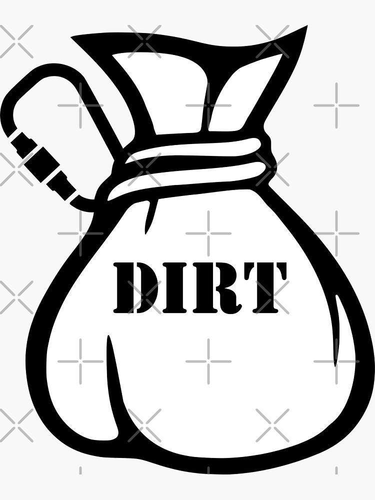 "Dirtbag Climber" Sticker for Sale by esskay Redbubble