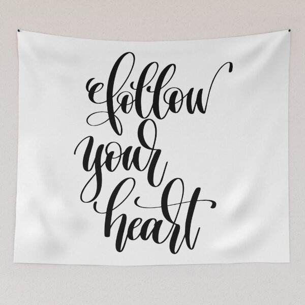 Item preview, Follow Your Heart Inspirational Quotes designed and sold by ProjectX23.
