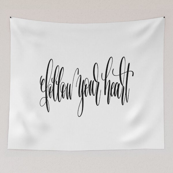 Item preview, Follow Your Heart Inspirational Quotes designed and sold by ProjectX23.
