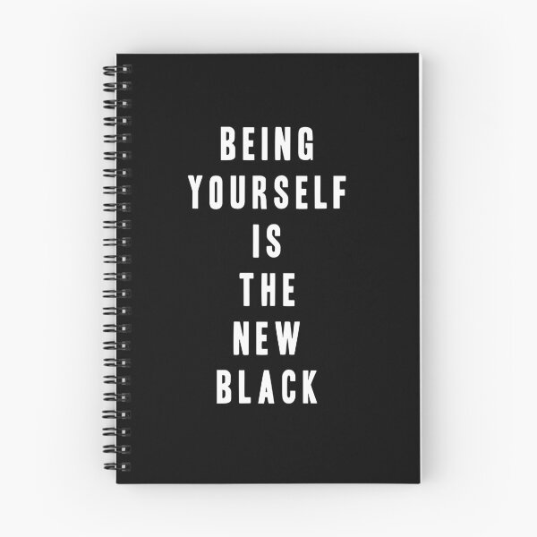 Item preview, BEING YOURSELF IS THE NEW BLACK! GIFT IDEA designed and sold by JamesandLuis.