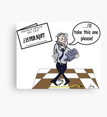 Cheapskate! Canvas Print