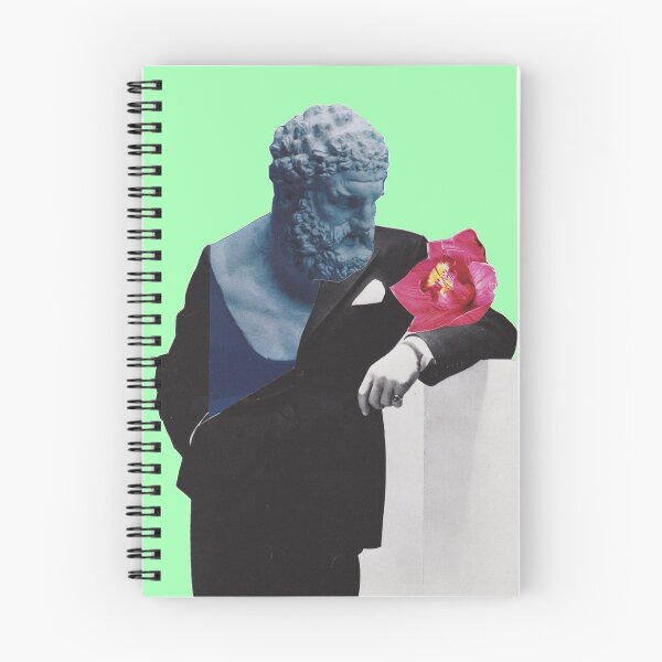 Item preview, Collage Artwork - Statue Husband with Flower designed and sold by NumbLock.