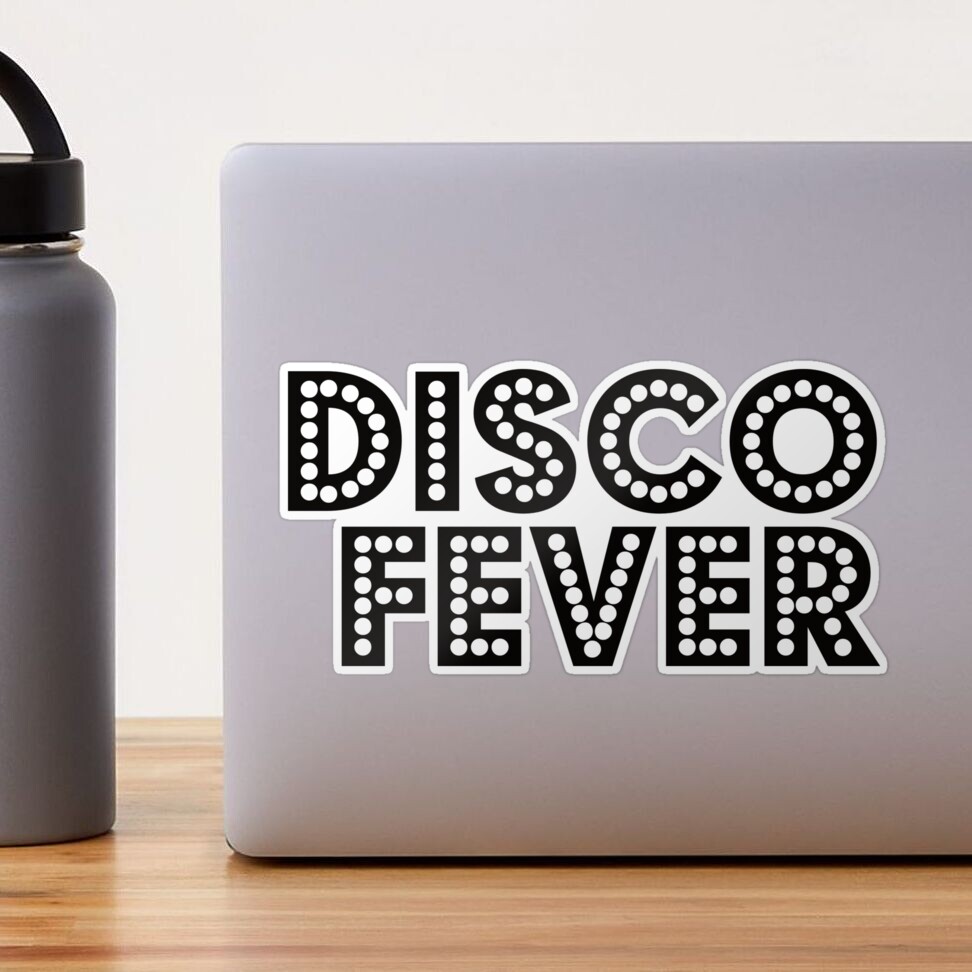 Disco Fever Wine Bottle Tag