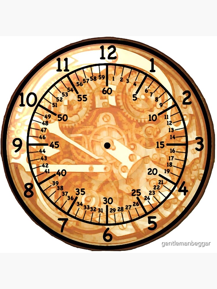 It's a clock. by gentlemanbeggar