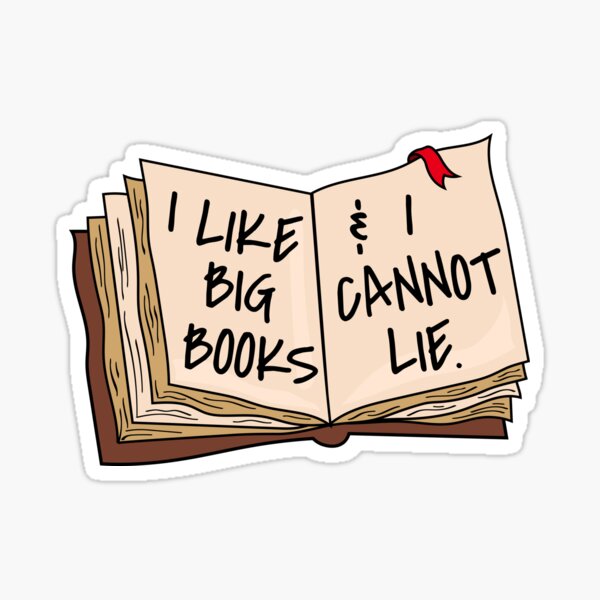 Artikel-Vorschau von Ich mag große Bücher und ich kann nicht lügen, designt und verkauft von Shayli Kipnis.