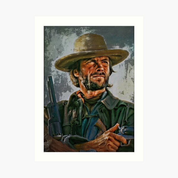 Clint Eastwood Art Print