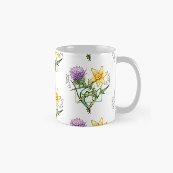 Item preview, Thistle and Daffodil. designed and sold by NatRowland Art.
