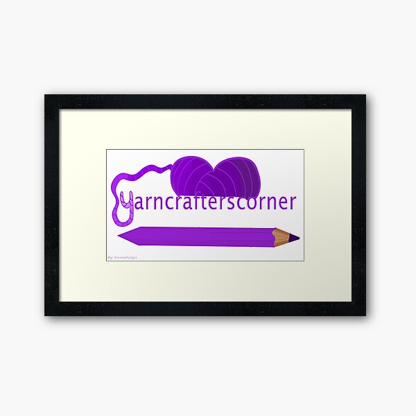 Yarncraftercorner Framed Art Print