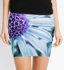 Floral Symphony in Purple Mini Skirt