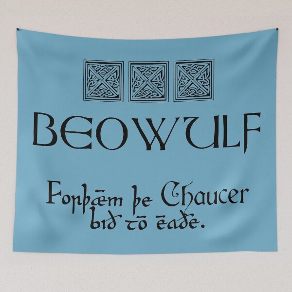 Item preview, Beowulf vs Chaucer designed and sold by candhdesigns.