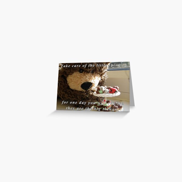 The Little Things Greeting Card