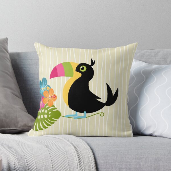 Toucan Throw Pillow