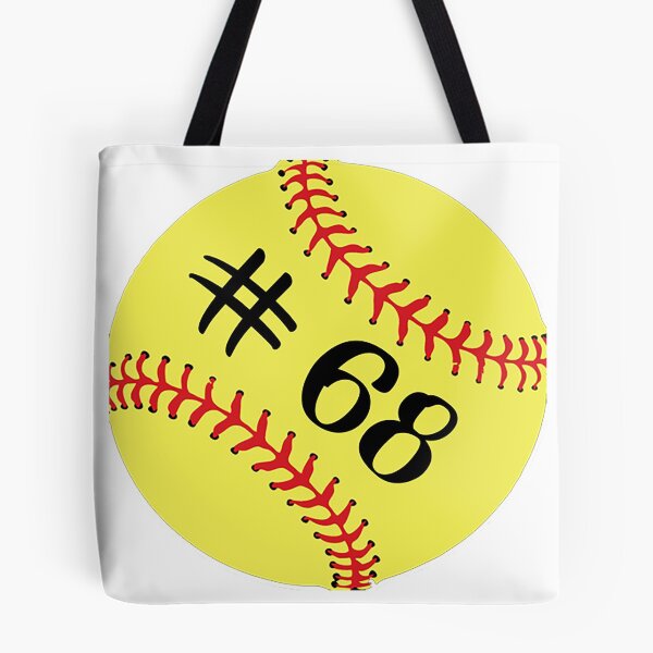Item preview, Softball Player Jersey No 68 Back Number #68 Ball Sport Sticker Gift designed and sold by theshirtinator.
