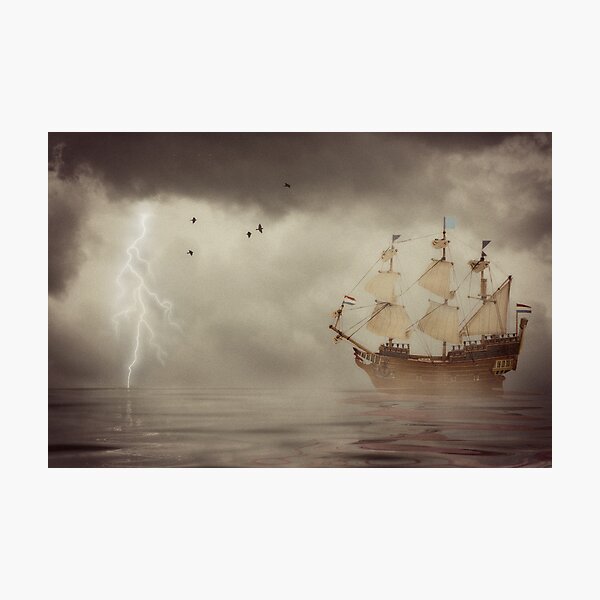 The calm before the storm Photographic Print