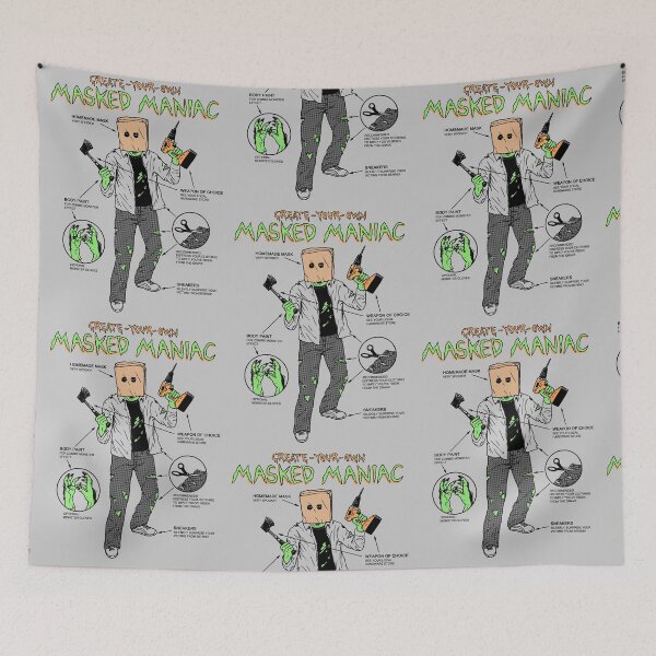 Item preview, Create-Your-Own Masked Maniac designed and sold by wytrab8.