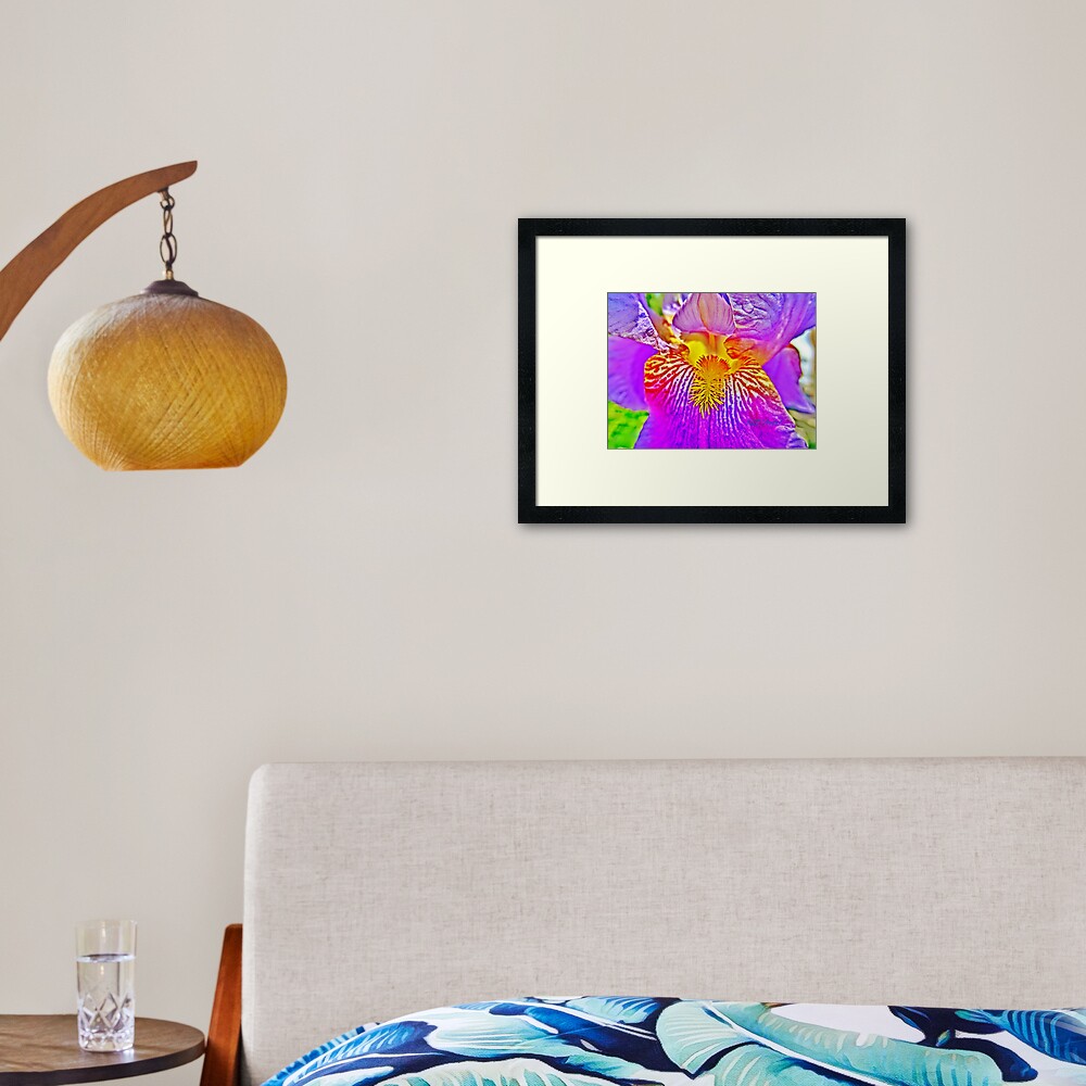Flight of the Iris Bee, 3 of 4 Framed Art Print