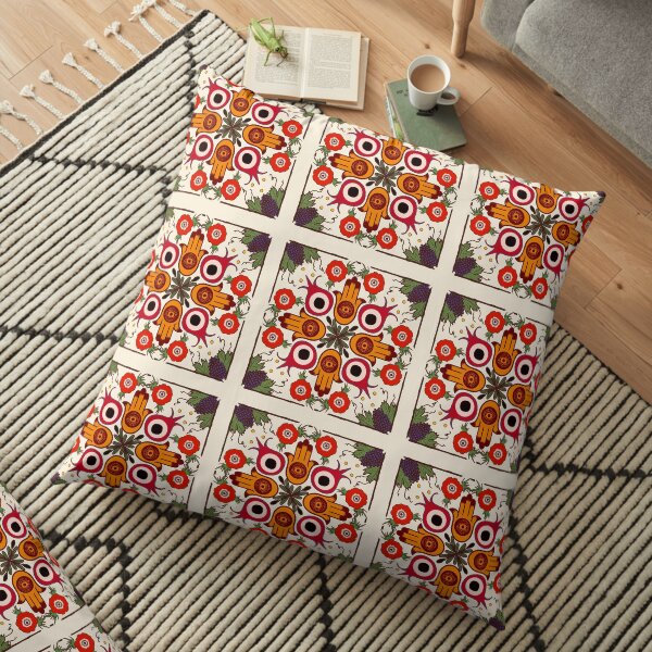Bounty of Palestine Floor Pillow