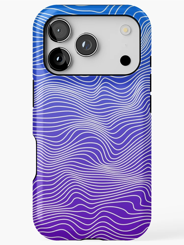 Thumbnail 1 of 4, iPhone Case, Abstract lines designed and sold by Hibra-R.