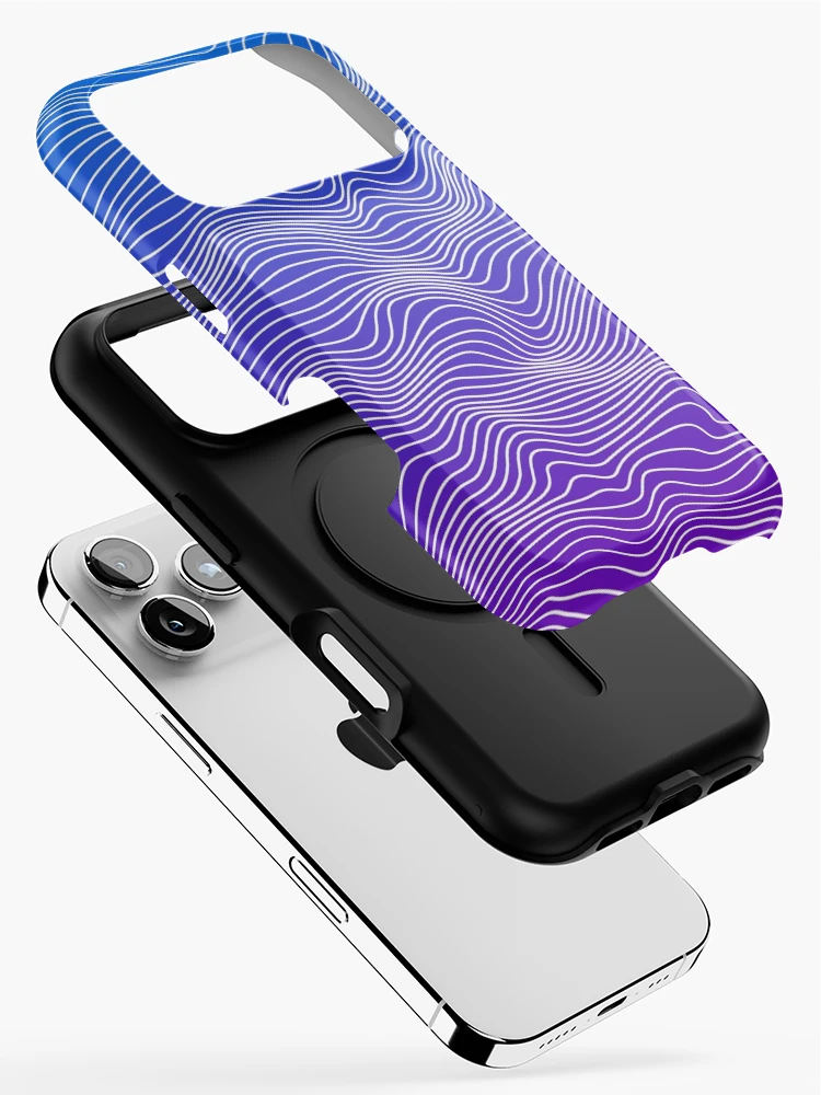 Thumbnail 2 of 4, iPhone Case, Abstract lines designed and sold by Hibra-R.