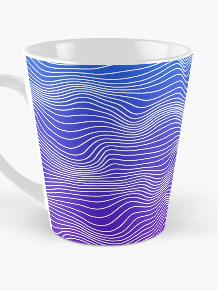 Thumbnail 3 of 4, Coffee Mug, Abstract lines designed and sold by Hibra-R.