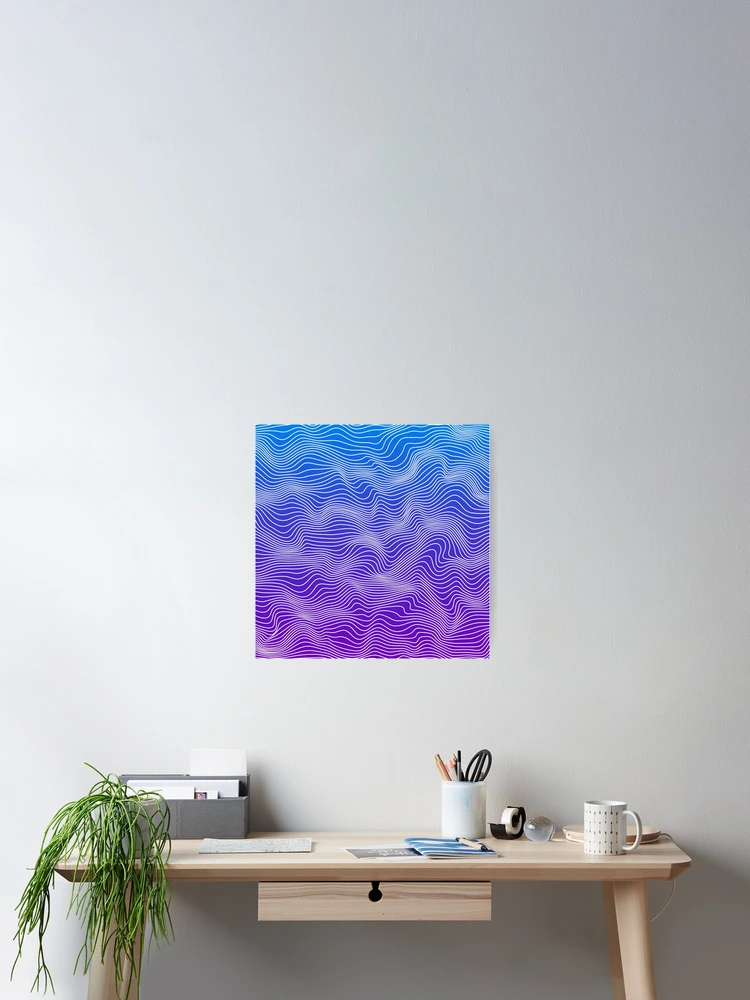 Thumbnail 2 of 3, Poster, Abstract lines designed and sold by Hibra-R.