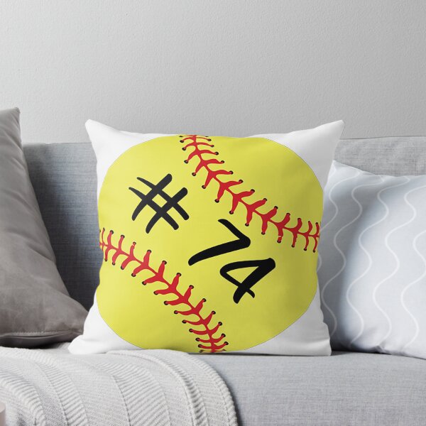 Item preview, Softball Player Jersey No 74 Back Number #74 Ball Sport Sticker Gift designed and sold by theshirtinator.