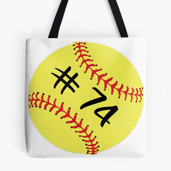 Item preview, Softball Player Jersey No 74 Back Number #74 Ball Sport Sticker Gift designed and sold by theshirtinator.