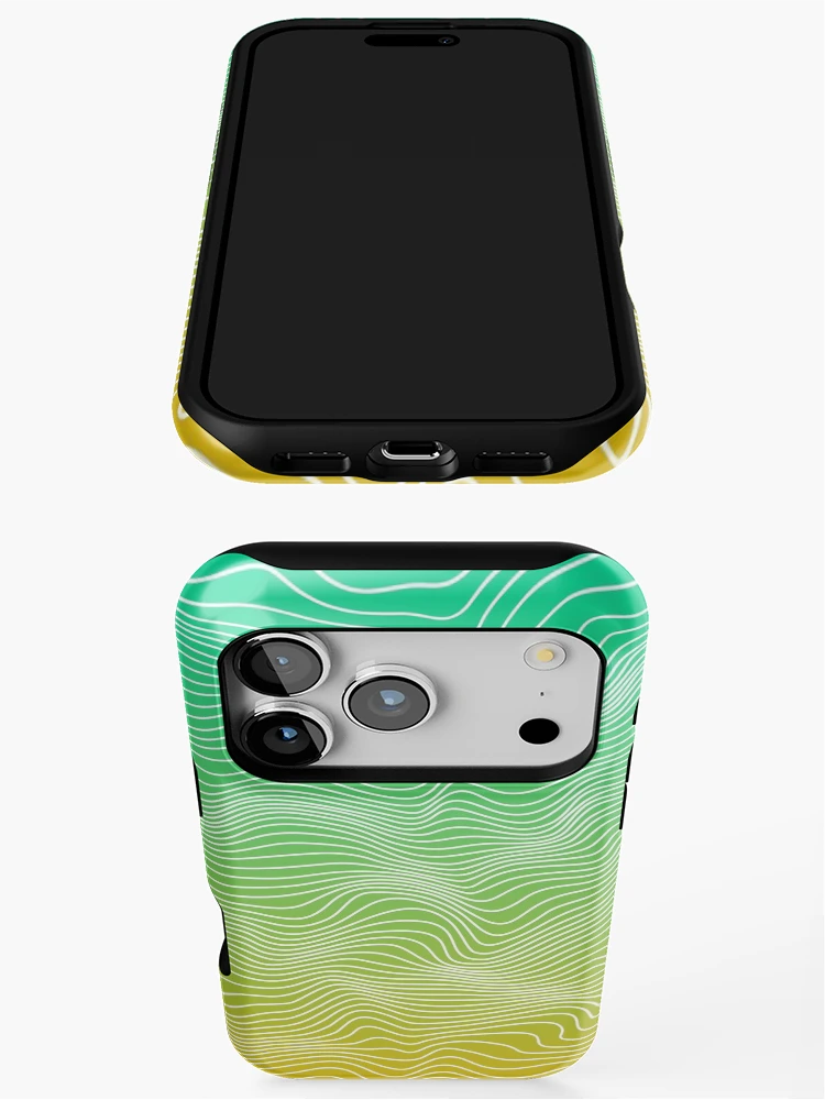 Thumbnail 3 of 4, iPhone Case, Abstract lines 4 designed and sold by Hibra-R.