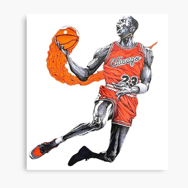 Michael Jordan Talks With Coach Metal Print by Retro Images