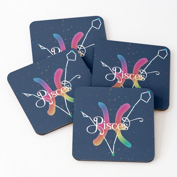 Item preview, Pisces Zodiac Constellation Rainbow designed and sold by WickedRefined - Nicole Demereckis.