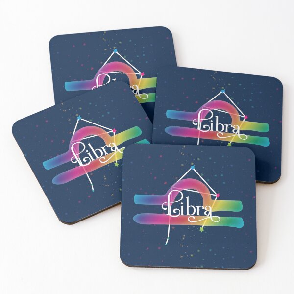 Item preview, Libra Zodiac Constellation Rainbow  designed and sold by WickedRefined - Nicole Demereckis.