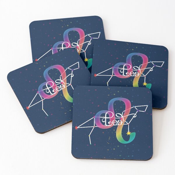 Item preview, Leo Zodiac Constellation Rainbow  designed and sold by WickedRefined - Nicole Demereckis.