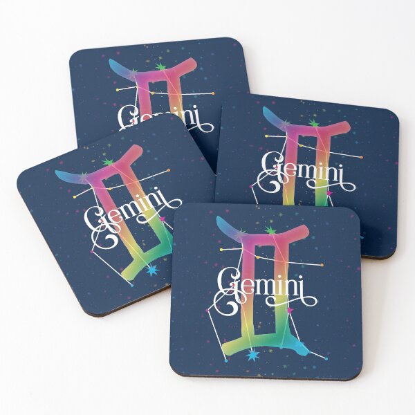 Item preview, Gemini Zodiac Constellation Rainbow designed and sold by WickedRefined - Nicole Demereckis.