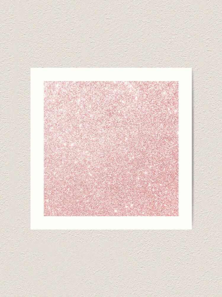 "Rose Gold Pink Glitter Sparkle " Art Print for Sale by ColorFlowArt