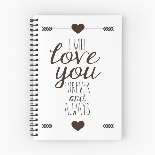 Item preview, I will Love You Forever and Always - Happy Valentines designed and sold by marcocouto.